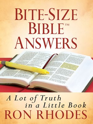 cover image of Bite-Size Bible&#8482; Answers